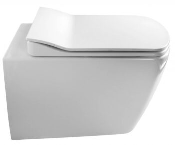 SAPHO - GLANC závesná WC misa, Rimless, 37x51,5cm, biela GC321