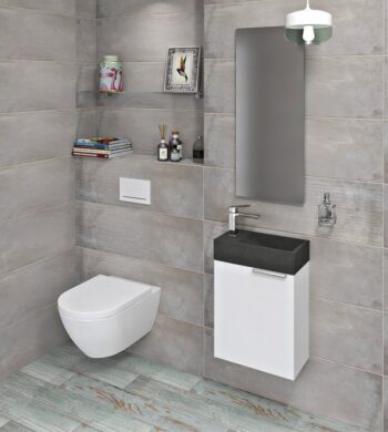 SAPHO - LATUS X umývadlová skrinka 39,4x50x22cm, biela LT110-3030