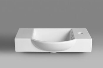SAPHO - LITOS keramické umývadlo 55x32cm, biela 4077