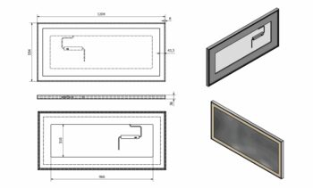 SAPHO - LUMINAR zrkadlo s LED osvetlením v ráme 120x55cm, chróm NL560