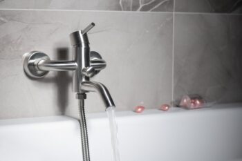 SAPHO - MINIMAL nástenná vaňová batéria, nerez mat MI010