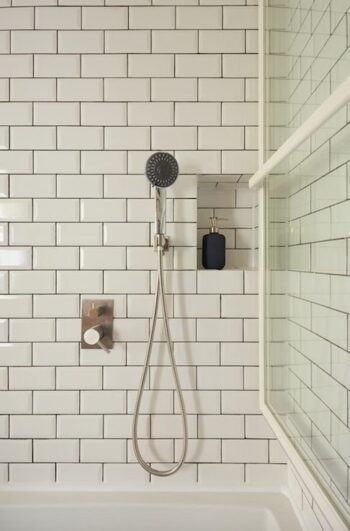 SAPHO - MINIMAL podomietková sprchová batéria, 2 výstupy, nerez mat MI042