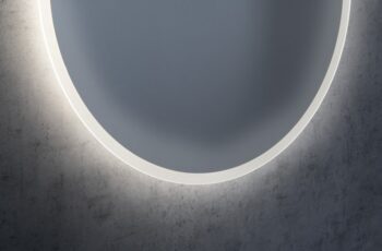 SAPHO - MINOX oválne zrkadlo s LED osvetlením 50x100cm MX250