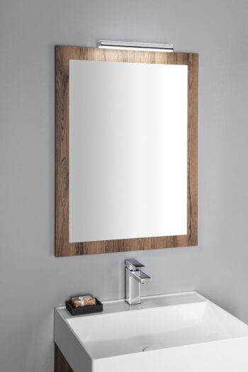 SAPHO - NIROX lustro w ramie 60x80cm, dąb Collingwood NX608-1919