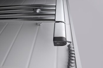 SAPHO - ONE D vykurovacia tyč s termostatom, 400 W, pravá, chróm ONE-D-C-400