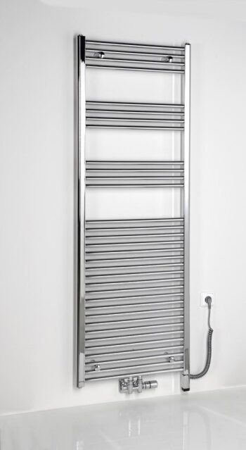 SAPHO - ONE D vykurovacia tyč s termostatom, 400 W, pravá, chróm ONE-D-C-400