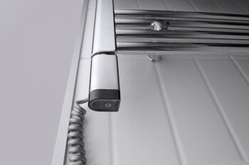 SAPHO - ONE D vykurovacia tyč s termostatom, 600 W, ľavá, chróm ONE-DL-C-600