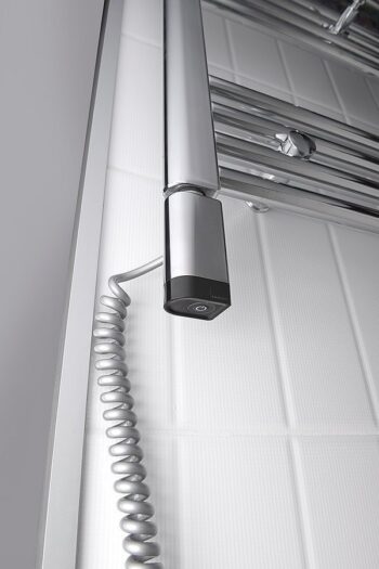 SAPHO - ONE D vykurovacia tyč s termostatom, 600 W, ľavá, chróm ONE-DL-C-600