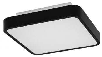 SAPHO - ORBIS BACKLIGHT stropné svietidlo, 350x350, WIFI RGB + stmievateľné, 2800lm, 28W, IP20, čierna AC314100055