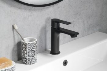 SAPHO - PAX stojánkova umývadlová batéria, čierna matná XA02/15