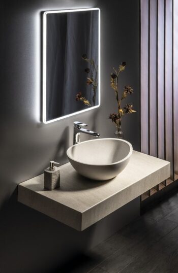 SAPHO - PIRI zrkadlo s LED osvetlením 60x80cm PR600