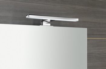 SAPHO - RIWA galérka s LED osvetlením, 60x70x17cm, biela lesk RIW060-0030