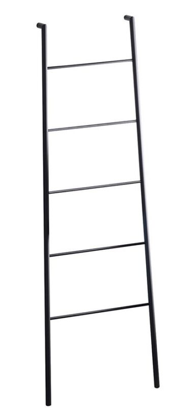 SAPHO - SEGA sušiak uterákov 550x1700x70, čierna mat SE104