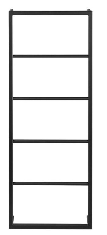 SAPHO - SKA nástenný sušiak uterákov 450x1150x100, čierna mat SKA501