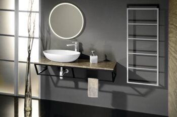 SAPHO - SKA nástenný sušiak uterákov 600x1150x100, biela mat SKA512