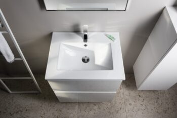 SAPHO - SLIM keramické umývadlo 60x46,5cm, biela 1601-60