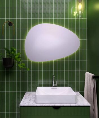 SAPHO - STEN LED podsvietené zrkadlo 80x55cm NA280
