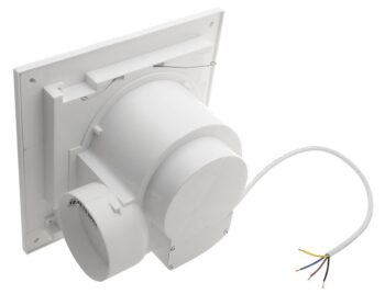 SAPHO - TECTO stropný axiálny ventilátor s časovačom, 20W, potrubie 100, biela TC202