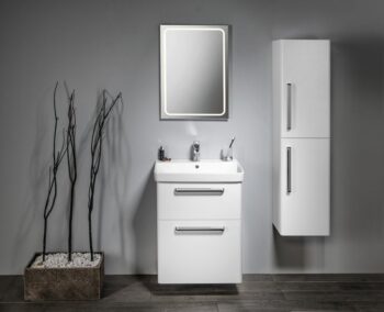 SAPHO - THEIA umývadlová skrinka 56,4x70x44,2cm, 2x zásuvka, biela TH060-3030
