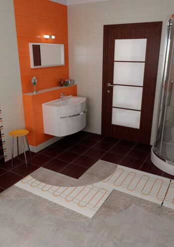 SAPHO - WARM TILES elektrická podlahová vykurovacia rohož 2,1m2, 340W WTM21