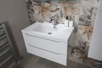 SAPHO - WAVE umývadlová skrinka 79,7x45x47,8cm, biela WA080-3030