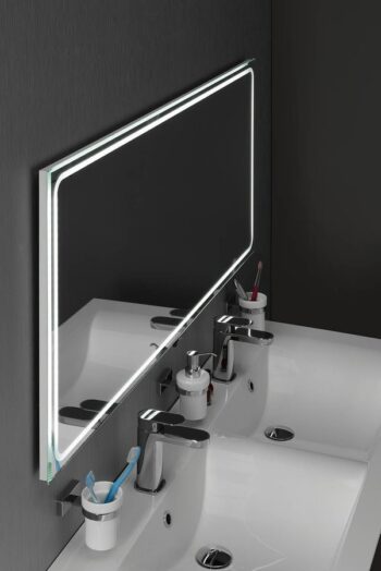 SAPHO - Zrkadlo GEMINI s LED osvetlením 110x65cm GM110