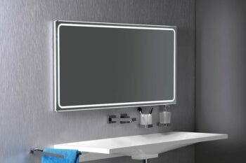 SAPHO - Zrkadlo GEMINI s LED osvetlením 120x60cm GM120