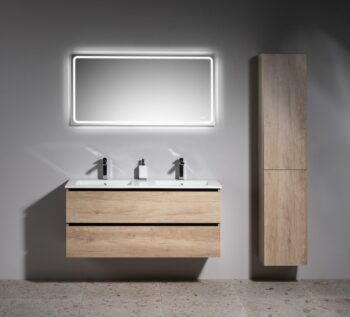 SAPHO - Zrkadlo GEMINI s LED osvetlením 120x60cm GM120
