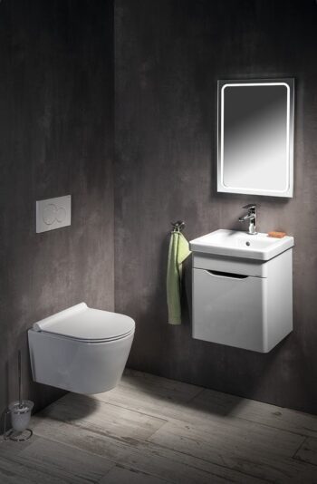 SAPHO - Zrkadlo GEMINI s LED osvetlením 40x60cm GM040