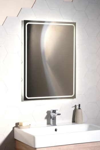 SAPHO - Zrkadlo GEMINI s LED osvetlením 60x80cm GM060