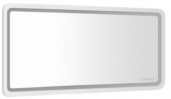 SAPHO - Zrkadlo NYX s LED osvetlením 100x50cm NY100