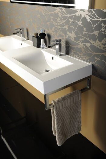 SAPHO - uzavretá konzola 490x150x30 nerez mat, 1 kus 30384