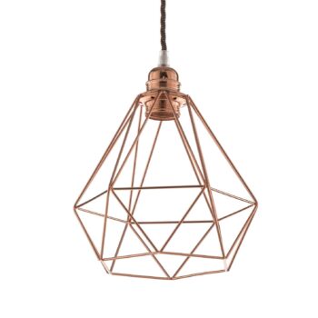 SEGULA Diamant závesná lampa v medenej