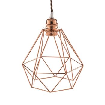 SEGULA Diamant závesná lampa v medenej