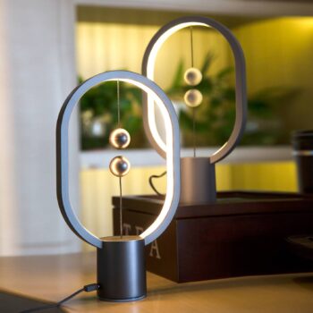 SEGULA Heng Balance Mini stolová LED lampa, sivá