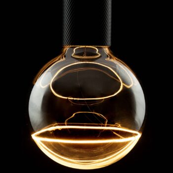 SEGULA LED Illusion G125 E27 5W dim dymová/číra