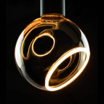 SEGULA LED floating Globe G150 E27 4,5W zlatá 45°
