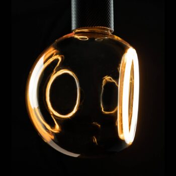SEGULA LED floating Globe G150 E27 4,5W zlatá 90°
