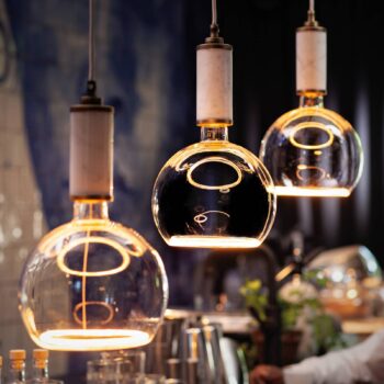 SEGULA LED floating globe G200 E27 5W číra