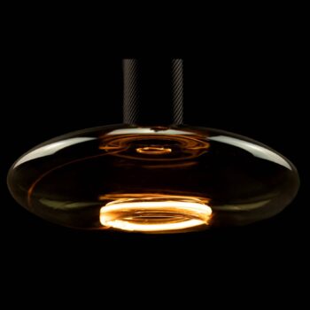 SEGULA LED floating ufo E27 4W stmieva dymová sivá