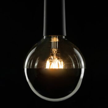 SEGULA LED globe E27 6,5W 927 zrkadlová strieborná