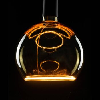 SEGULA LED plávajúca guľa G150 E27 4W 922 gold dim