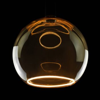 SEGULA LED plávajúca guľa G300 E27 5W 922 gold dim