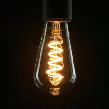 SEGULA LED žiarovka Rustika Curved E27 6W 1 900K