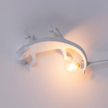 SELETTI Chameleón Going Up LED nástenné svietidlo, USB