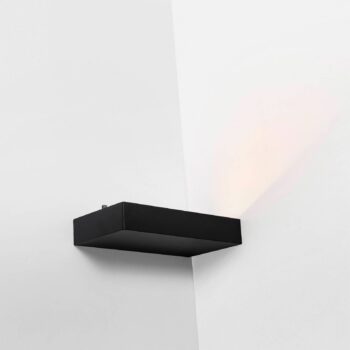 SLC LED nástenné svietidlo Illumin8, čierne, CCT, hliník