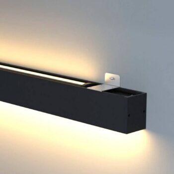 SLC LED stropné svetlo Click pre dĺžku 140 cm, čierna, CCT