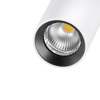 SLC LED vstavané bodové svietidlo Art, 1 svetlo, biele, 3 000 K, hliník