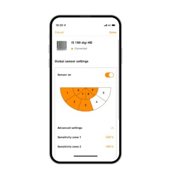STEINEL IS 180 digi HD COM1 Detektor pohybu smart antracit