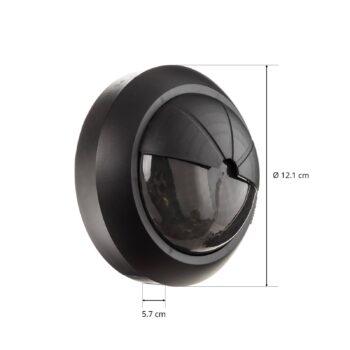 STEINEL IS 360-3 detektor pohybu v čiernej